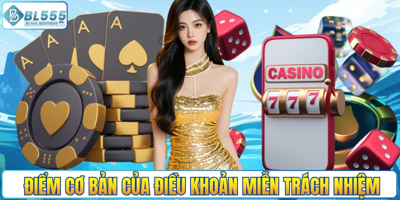 Các điểm cơ bản của điều khoản miễn trách nhiệm