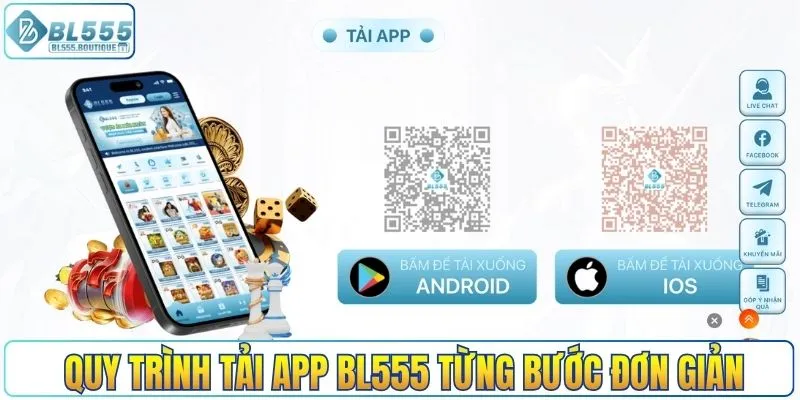 Quy trình tải app BL555 từng bước đơn giản